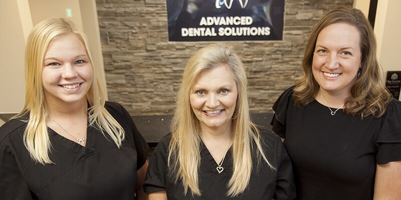 Front office staff of Advanced Dental Solutions