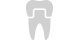 Animated tooth with dental crown icon