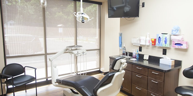 View of dental operatory