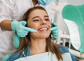 Man smiling with braces