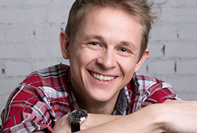 Young man with healthy smile