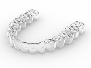 a single clear aligner